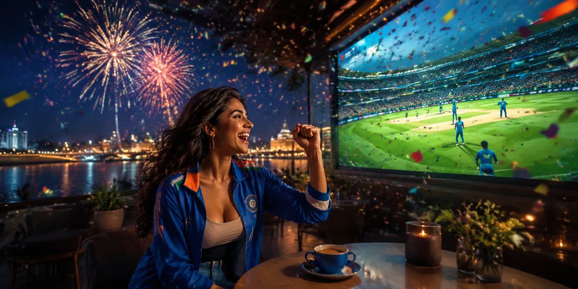 Crowd enjoying a cricket match representing Indian sports passion